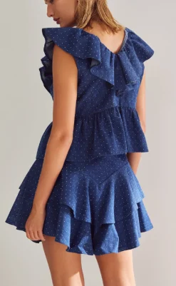 Discount Nederdel - Lilianna - Blue Wash Nederdele