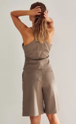 Discount Shorts - Kaziana - Timber Brown Shorts