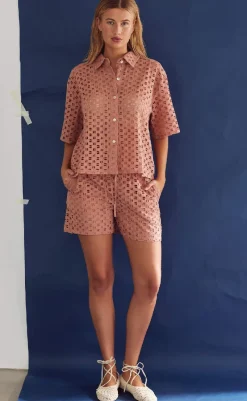 Outlet Skjorte - Kealy - Terracotta Skjorter