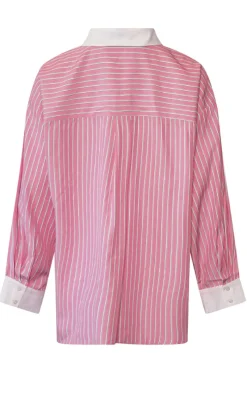 Skjorte - Lakelynn - Carsyn Pink Stripe Skjorter