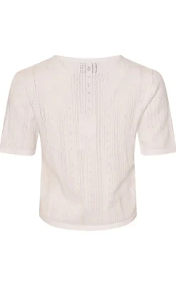 Sale Strik - Kataleyah - White Striktrøjer & Sweat