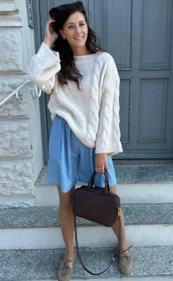 New Strik - Lyza - Ivory Striktrøjer & Sweat