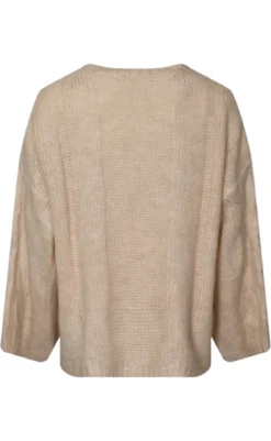 New Strik - Lyza - Ivory Striktrøjer & Sweat