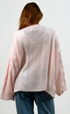 Online Strik - Lyza Short - Dusty Pink Striktrøjer & Sweat