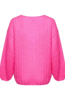 Sweater - Joseph - Bright PInk Striktrøjer & Sweat