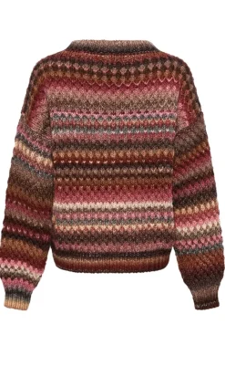 Sale Sweater- Gio - Rust Mix Striktrøjer & Sweat