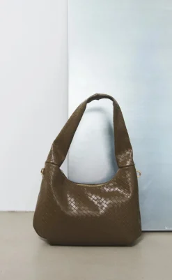 Online Taske - Peony - Dark Olive Tasker