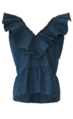 Clearance Top - Louisa - Blue Wash T-shirts & Toppe