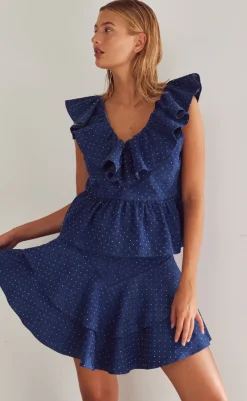 Clearance Top - Louisa - Blue Wash T-shirts & Toppe