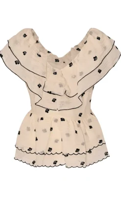 Top - Louisa - Offwhite T-shirts & Toppe