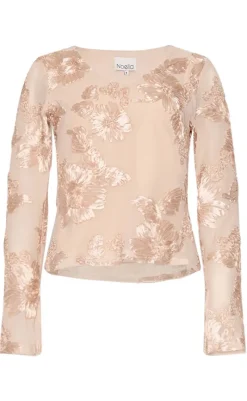 Hot Top - Lucille - Ivory T-shirts & Toppe