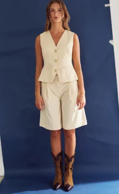 Sale Vest - Kasaundra - Butter Veste