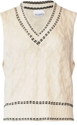 Clearance Vest- Gio Knit - Ivory Veste