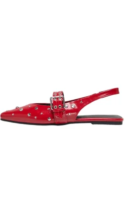 Ballerinaer - Laura - High Risk Red Loafers & Ballerinaer
