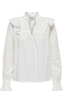 New Bluse - Julia - Cloud Dancer Bluser