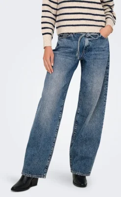 Online Bukser - Gianna - Medium Blue Denim Bukser & Jeans