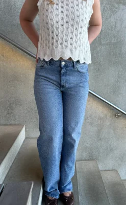 Discount Bukser - Juicy - Medium Blue Denim Bukser & Jeans