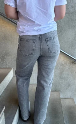 New Bukser - Juicy Wide Leg - Medium Grey Denim Bukser & Jeans