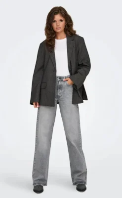 New Bukser - Juicy Wide Leg - Medium Grey Denim Bukser & Jeans