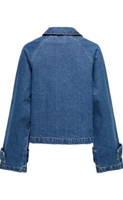 Sale Jakke - April - Medium Blue Denim Jakker & Frakker|Alt Overtøj