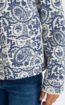 New Jakke - Hallie - Cloud Dancer/Blue Tile Jakker & Frakker|Alt Overtøj