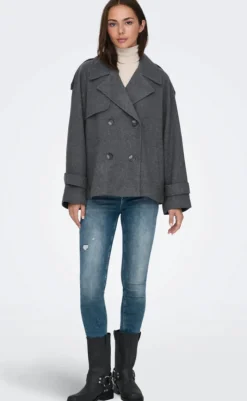 Sale Jakke - Maisy Wool Life - Dark Grey Melange Jakker & Frakker|Alt Overtøj