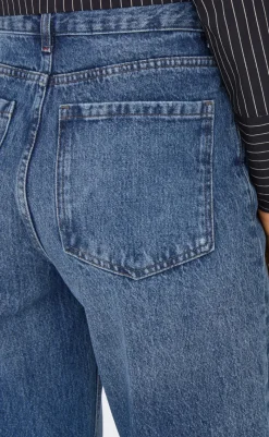 Jeans - Broome - Medium Blue Denim Bukser & Jeans