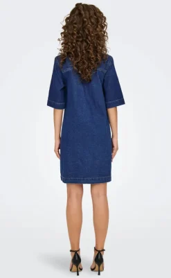 Hot Kjole - Belle - Dark Blue Denim Kjoler