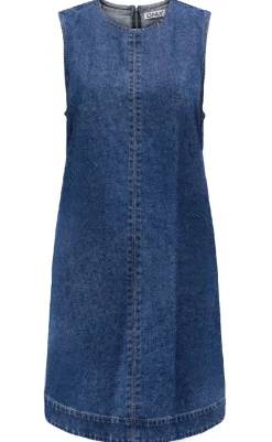 Kjole - Dorsi - Medium Blue Denim Kjoler