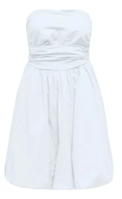 Discount Kjole - Lesie - Bright White Kjoler