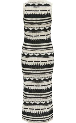 Kjole - Merida Life - Ecru Black Kjoler