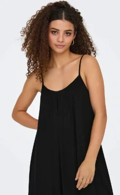 Sale Kjole - Niki Strap - Black Kjoler