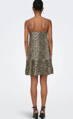 Outlet Kjole - Nova Vis Giu - Timberwolf w. Wildlife Kjoler