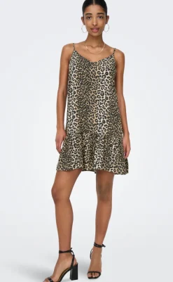 Outlet Kjole - Nova Vis Giu - Timberwolf w. Wildlife Kjoler