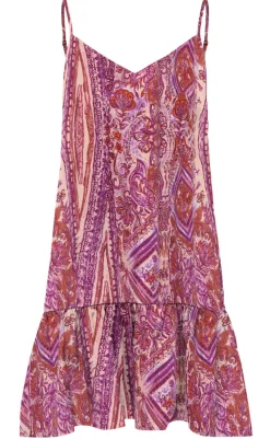 Clearance Kjole - Nova Vis Giu - Fuchsia Fedora w. Bohobabe Kjoler