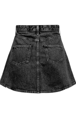 Hot Nederdel - Eden - Washed Black Nederdele