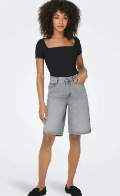 Hot Shorts - Sonny - Light Grey Denim Shorts
