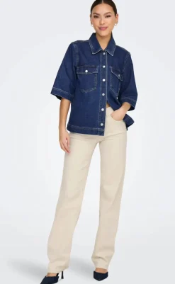 Hot Skjorte - Belle - Dark Blue Denim Skjorter