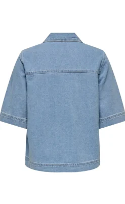 Hot Skjorte - Belle - Light Blue Denim Skjorter