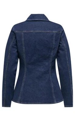 Outlet Skjorte - Elle - Dark Blue Denim Skjorter