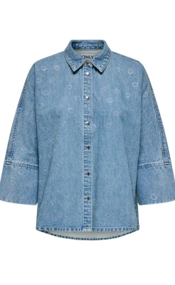 Best Skjorte - Grace - Light Blue Denim Skjorter
