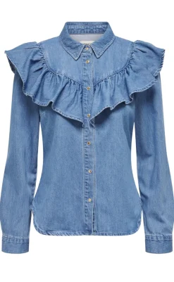 Skjorte - Indigo - Medium Blue Denim Skjorter