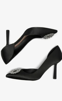 Hot Stiletter - Priya Front Embellish - Black Stiletter