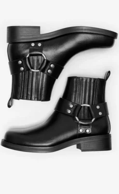 Clearance Støvler - Bax Biker - Black Støvler