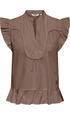 Discount Top - Adda - Brown Lentil T-shirts & Toppe