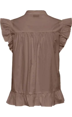 Discount Top - Adda - Brown Lentil T-shirts & Toppe