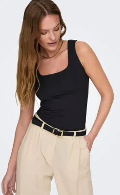 Discount Top - Lea 2 Ways - Black T-shirts & Toppe