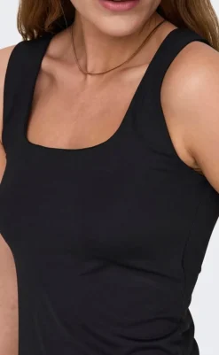 Discount Top - Lea 2 Ways - Black T-shirts & Toppe