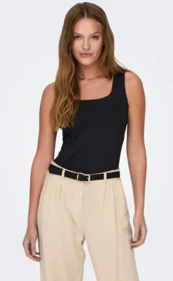 Discount Top - Lea 2 Ways - Black T-shirts & Toppe