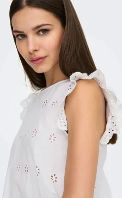 New Top - Lou Life - Bright White T-shirts & Toppe